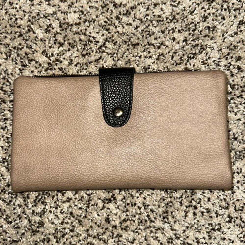Black and Tan Wallet